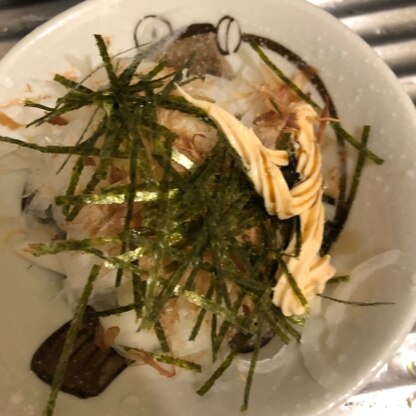 海苔があったのでのっけました！
美味しかったです